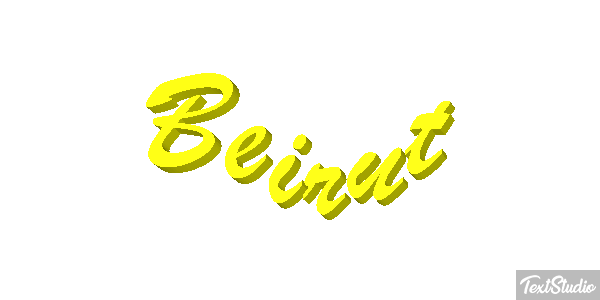 Beirut テキスト効果