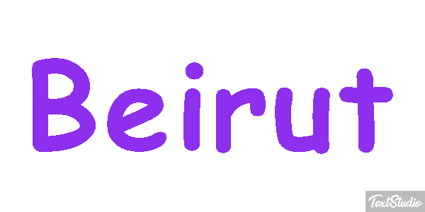 Beirut テキスト効果
