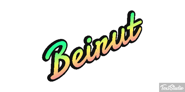 Beirut テキスト効果