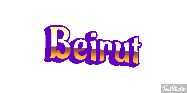 Beirut テキスト効果