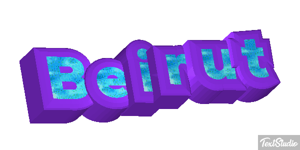 Beirut テキスト効果