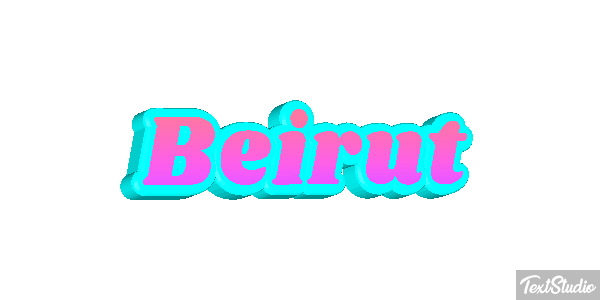Beirut テキスト効果