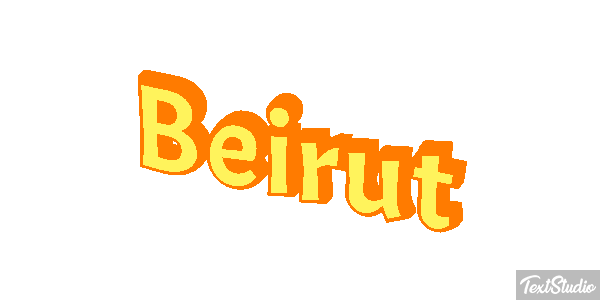 Beirut テキスト効果