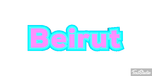 Beirut テキスト効果