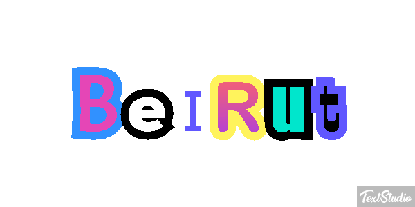 Beirut テキスト効果