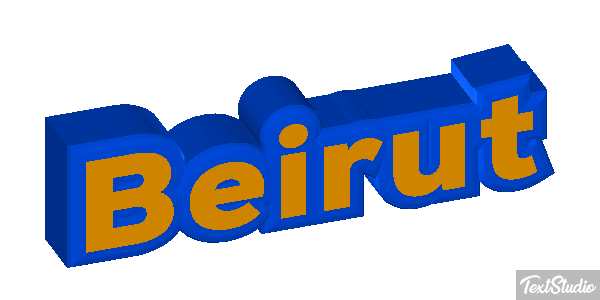 Beirut テキスト効果