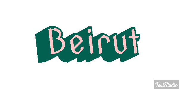 Beirut テキスト効果