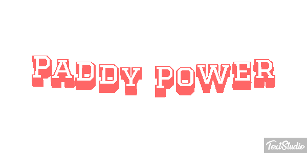 Paddy Power Effet de texte