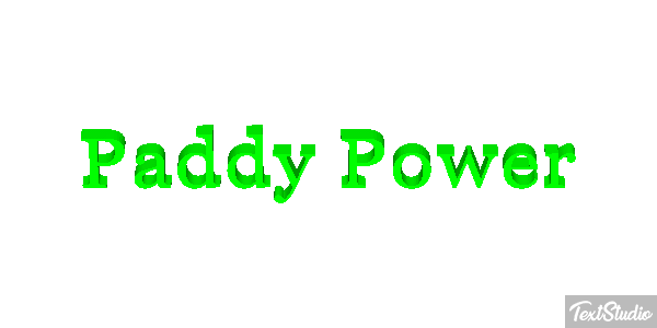 Paddy Power Effet de texte