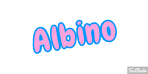 Albino Efeito do texto