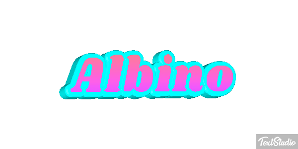 Albino Efeito do texto