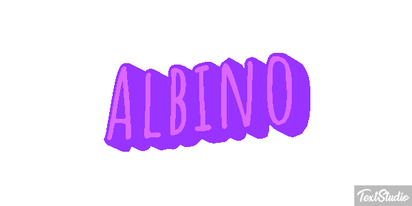 Albino Efeito do texto