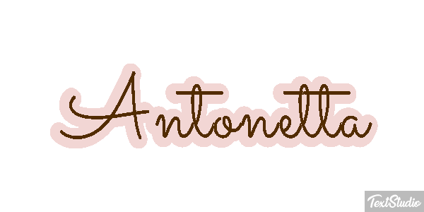 Antonetta Text effect