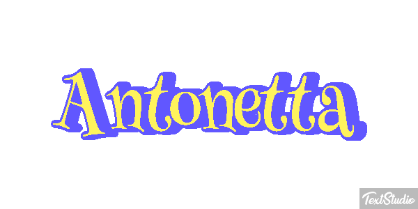 Antonetta Text effect