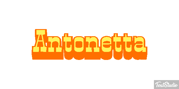 Antonetta Text effect