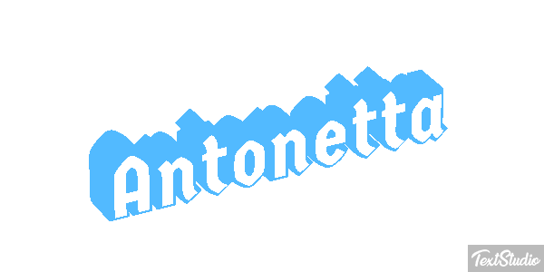 Antonetta Text effect