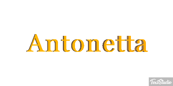 Antonetta Text effect