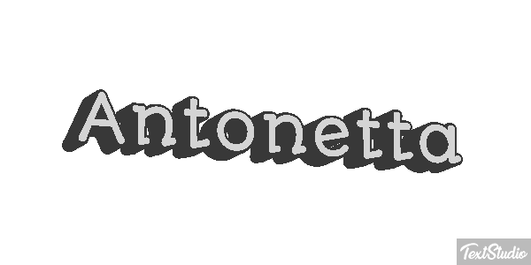 Antonetta Text effect