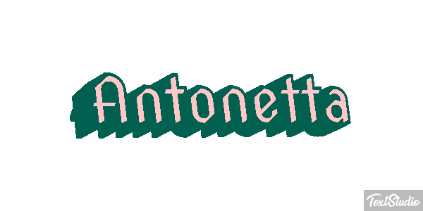 Antonetta Text effect