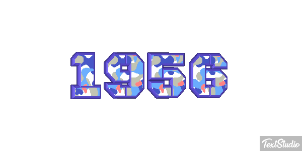 1956 Text effect