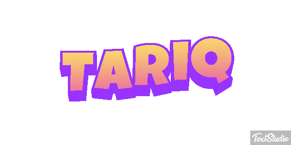 Tariq Texteffekt