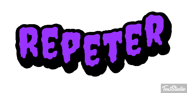 Répéter Effet de texte
