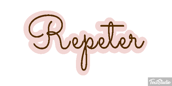 Répéter Effet de texte