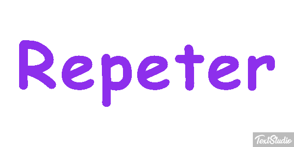 Répéter Effet de texte