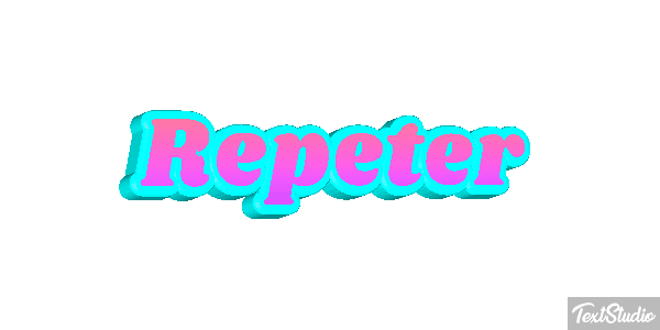 Répéter Effet de texte