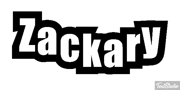 Zackary Tekst effect