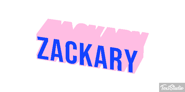 Zackary Tekst effect