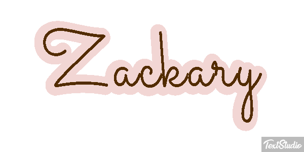 Zackary Tekst effect