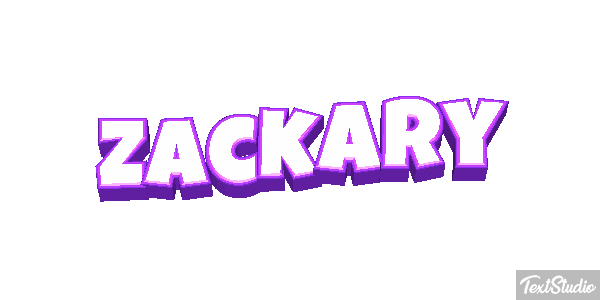 Zackary Tekst effect