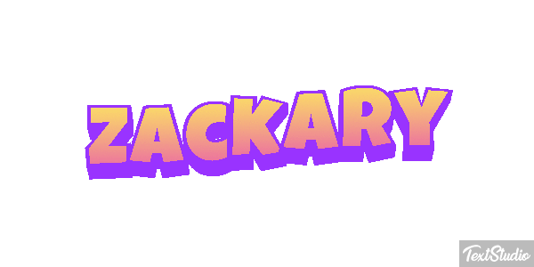 Zackary Tekst effect