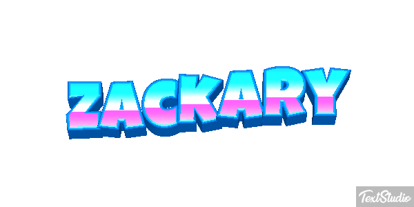 Zackary Tekst effect