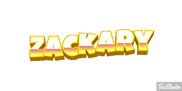 Zackary Tekst effect