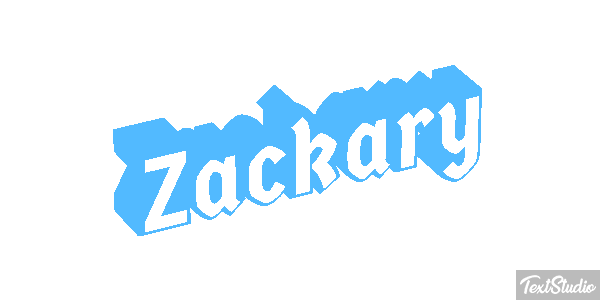 Zackary Tekst effect