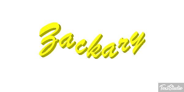 Zackary Tekst effect