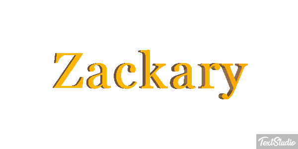 Zackary Tekst effect
