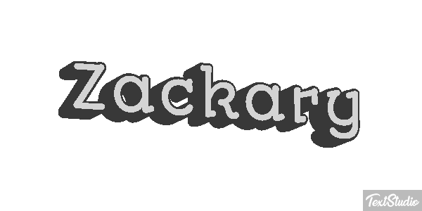 Zackary Tekst effect