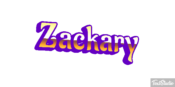 Zackary Tekst effect