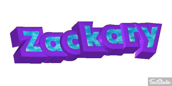 Zackary Tekst effect