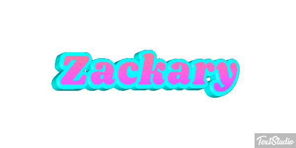 Zackary Tekst effect