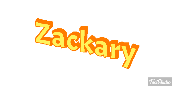 Zackary Tekst effect