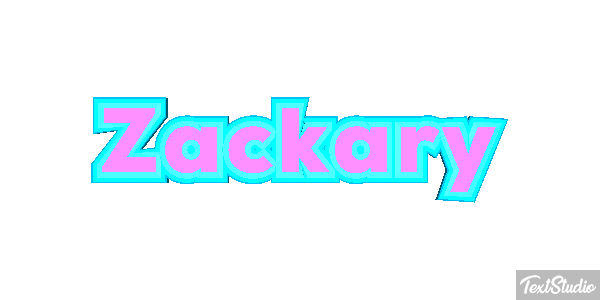 Zackary Tekst effect