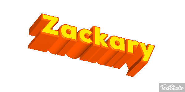 Zackary Tekst effect