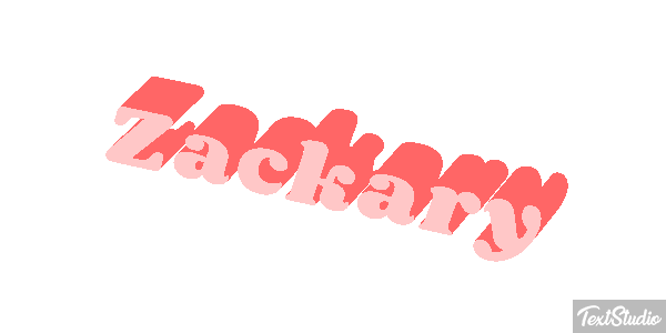 Zackary Tekst effect