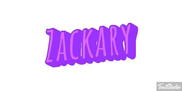 Zackary Tekst effect