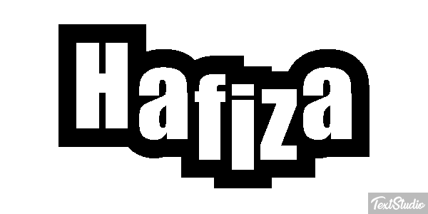 Hafiza Text effect