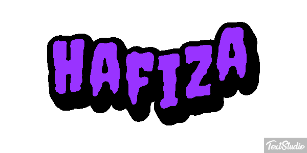 Hafiza Text effect